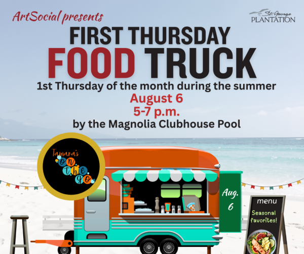 Tamara's on the go Food Truck for August 6 at the Magnolia Pool