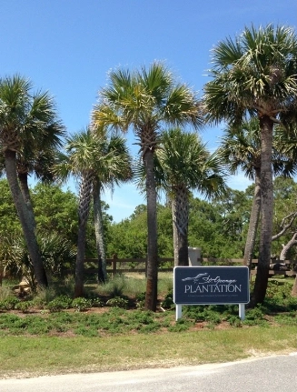 St George Plantation entrance sign.